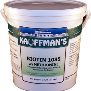 Kauffman's Biotin 1085 With Methionine 2.5 lb bucket