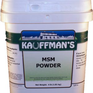 Kauffman's MSM Powder 4 lb bucket